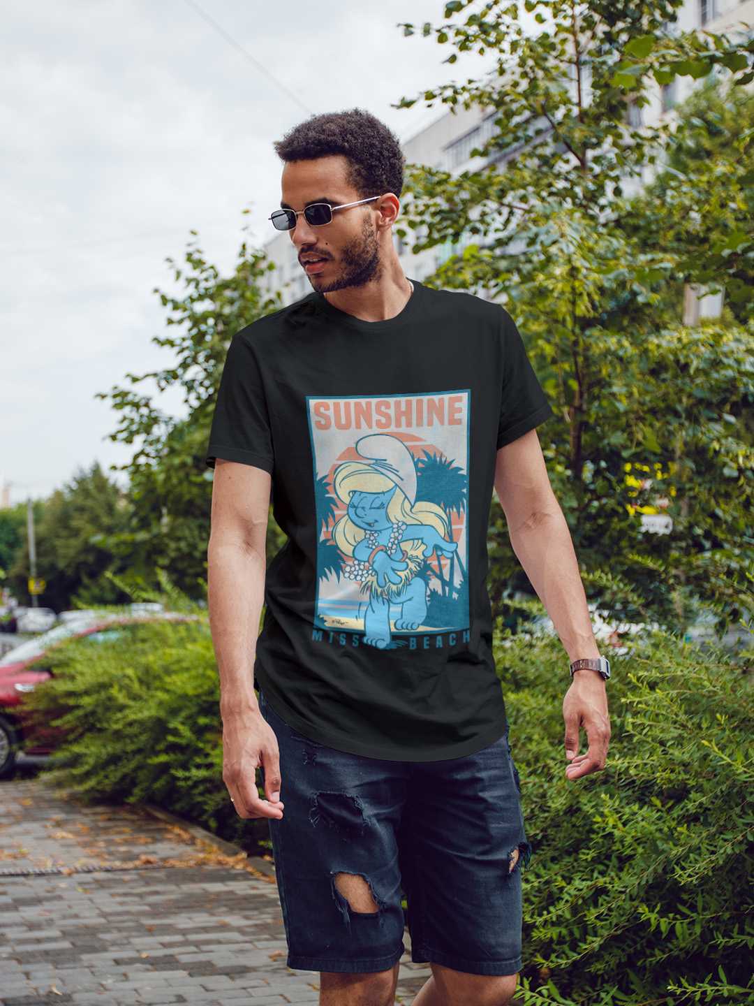 Miss Beach Sunshine Regular Graphic Tee