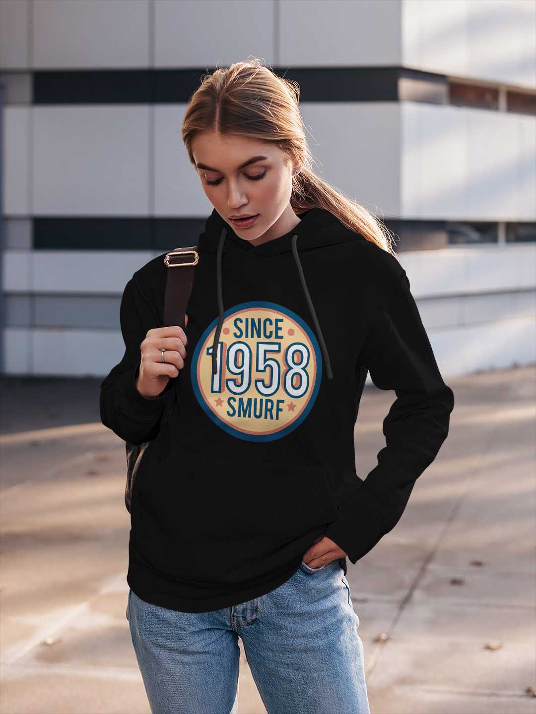 S-POP Smurfs Pullover Hoodie