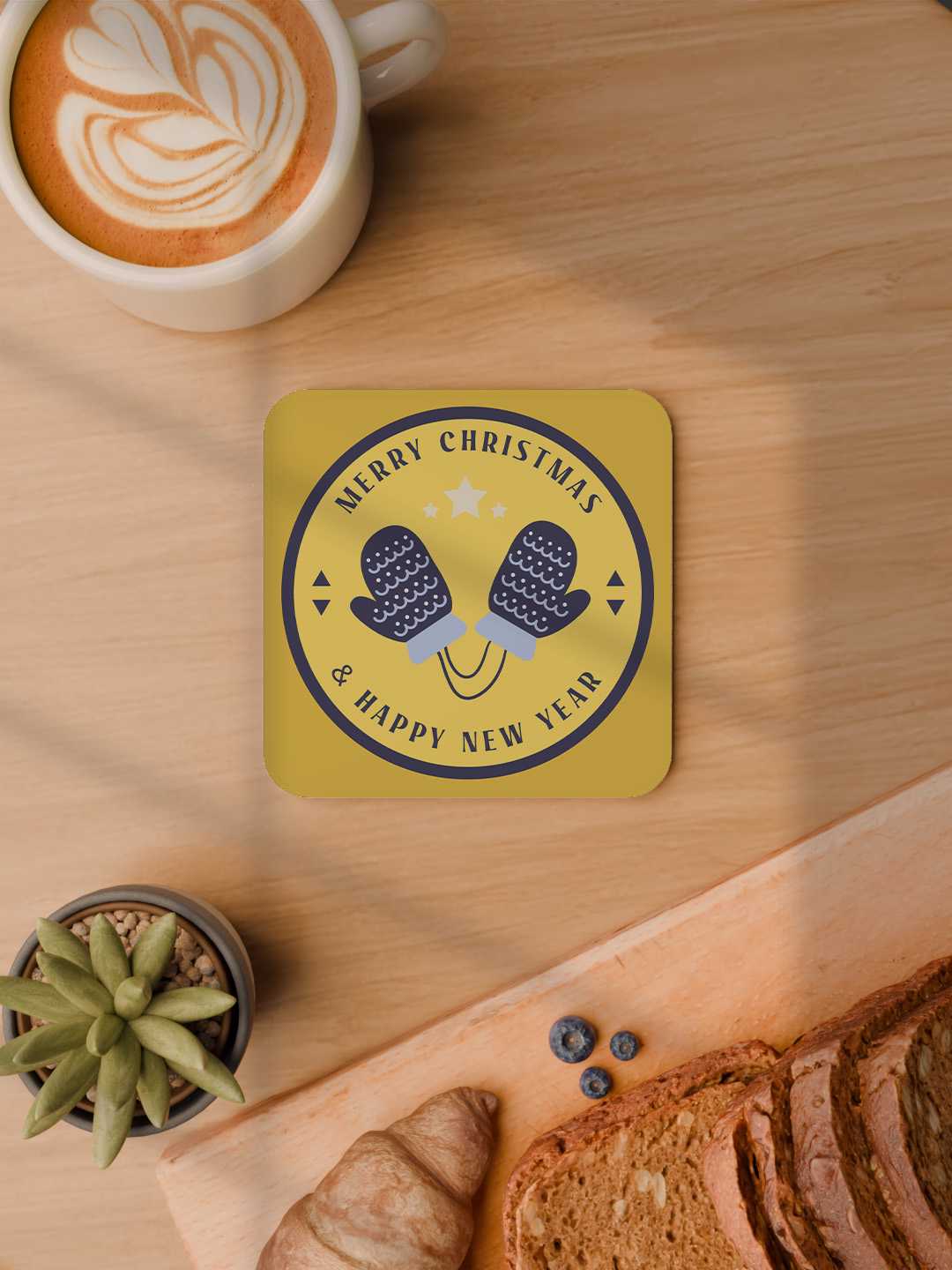 Christmas Graphic Coasters - Pack of 6