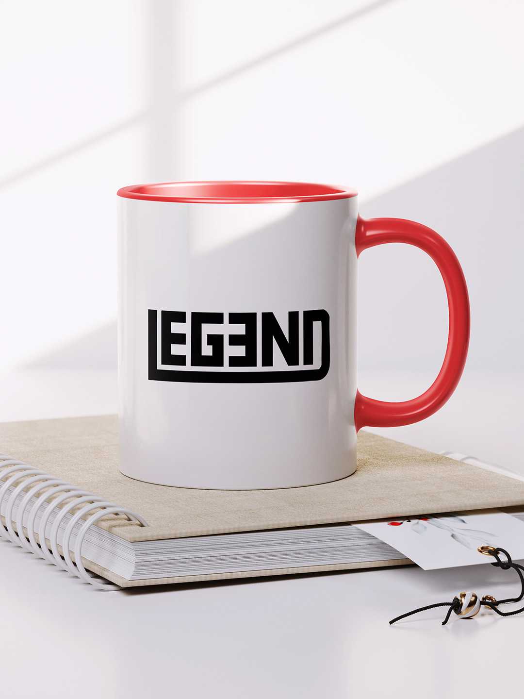LEGEND Graphic Printed Ceramic Mug