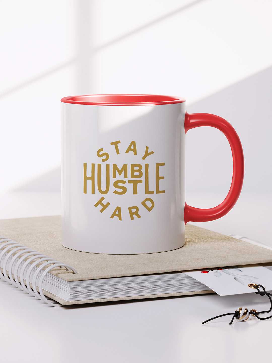 STAY HUMBLE Graphic Printed Ceramic Mug