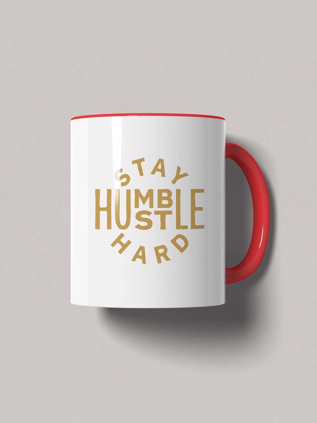 STAY HUMBLE Graphic Printed Ceramic Mug