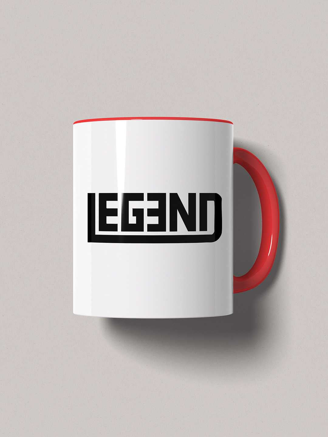 LEGEND Graphic Printed Ceramic Mug