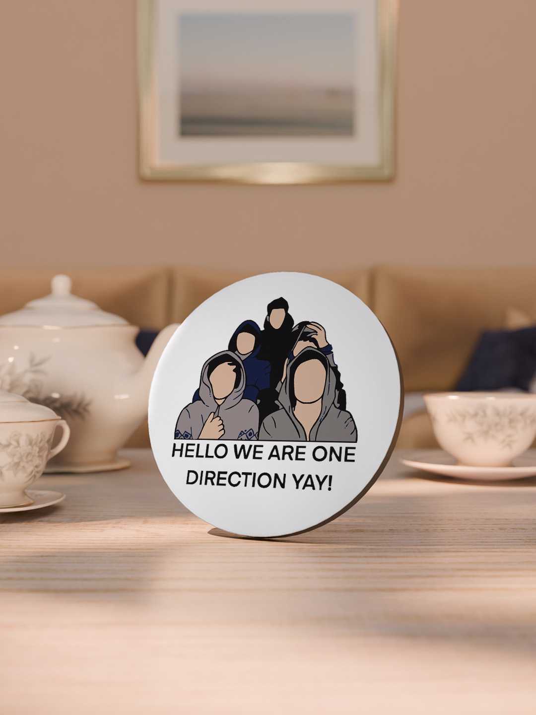 One Direction Graphic Coasters - Pack of 6