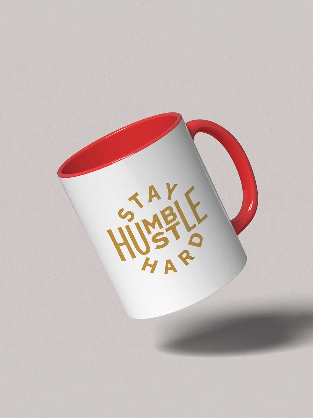 STAY HUMBLE Graphic Printed Ceramic Mug