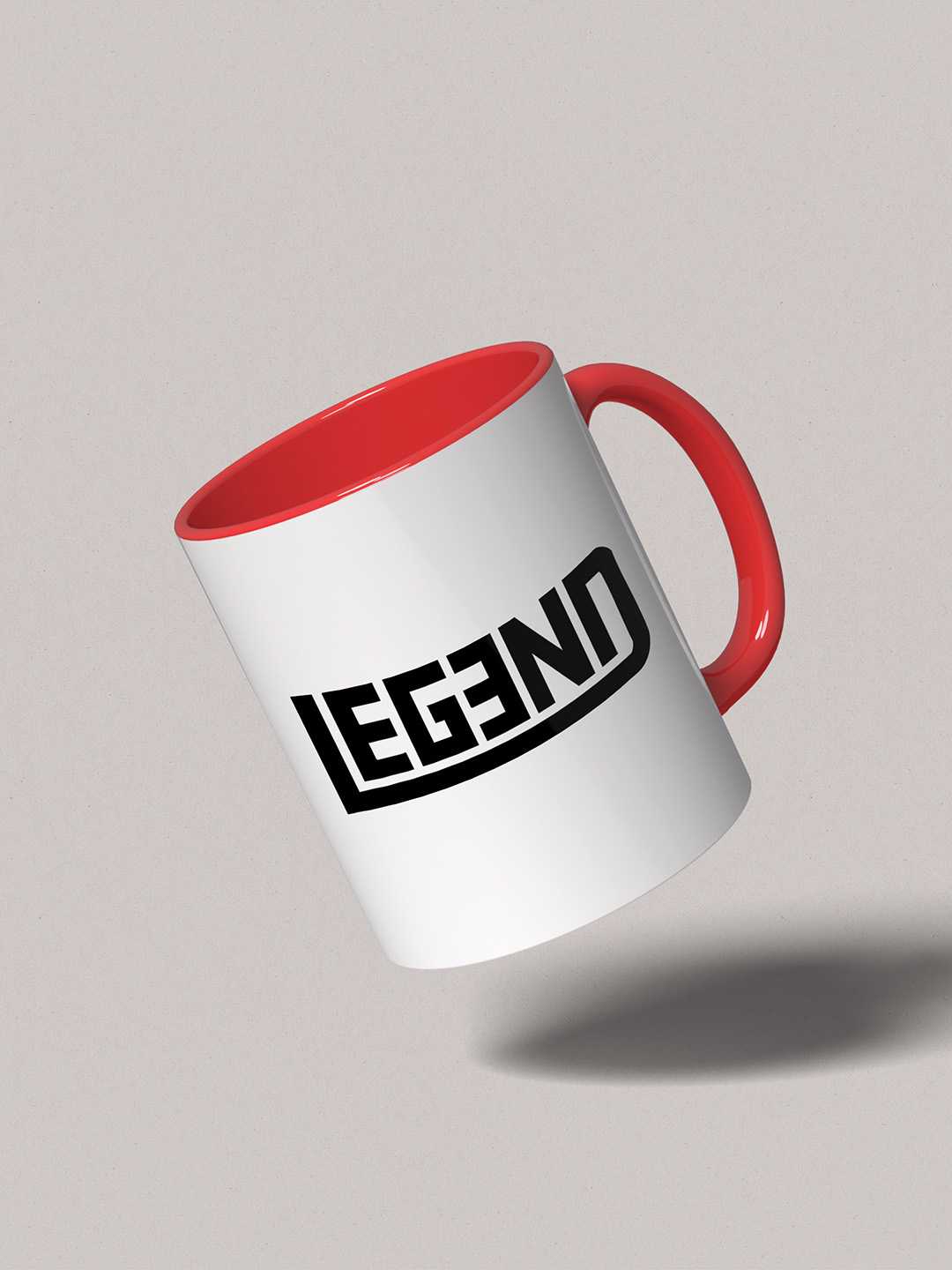 LEGEND Graphic Printed Ceramic Mug