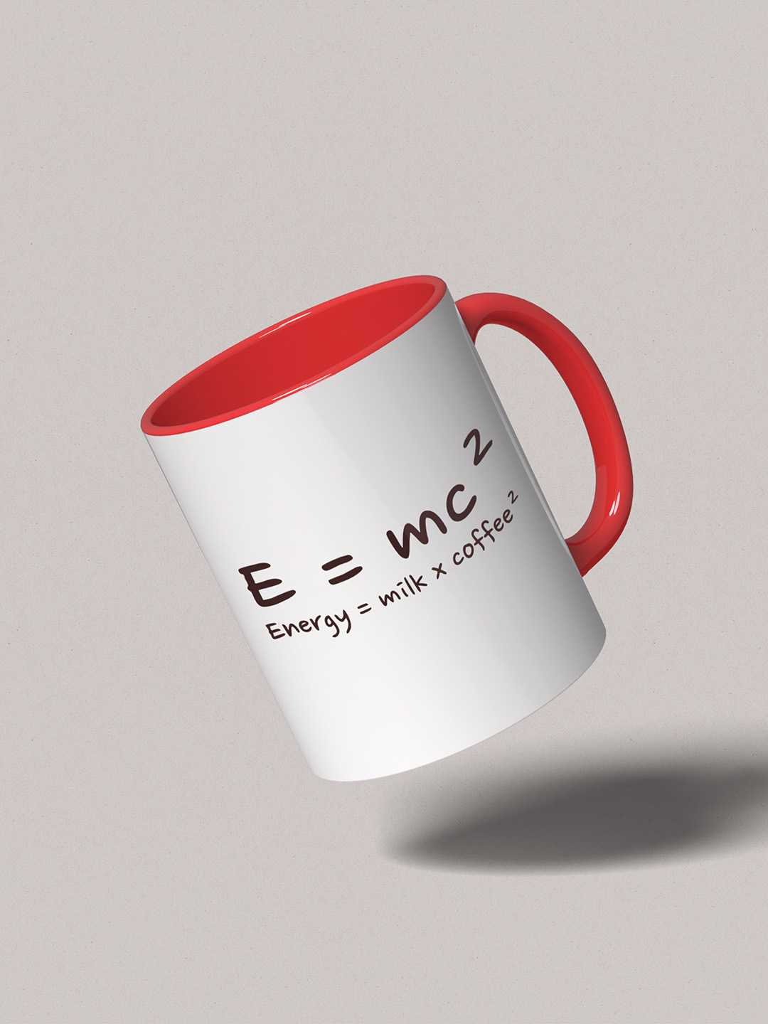 E=MC2 Graphic Printed Ceramic Mug