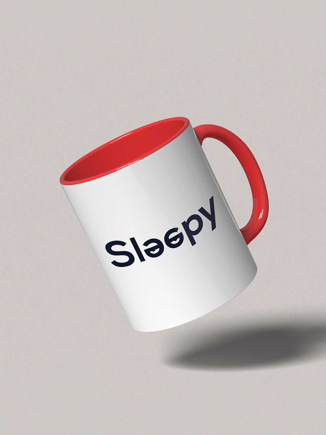 SLEEPY Graphic Printed Ceramic Mug