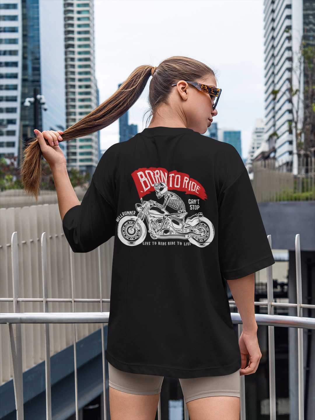 Born to Ride Oversized Tee