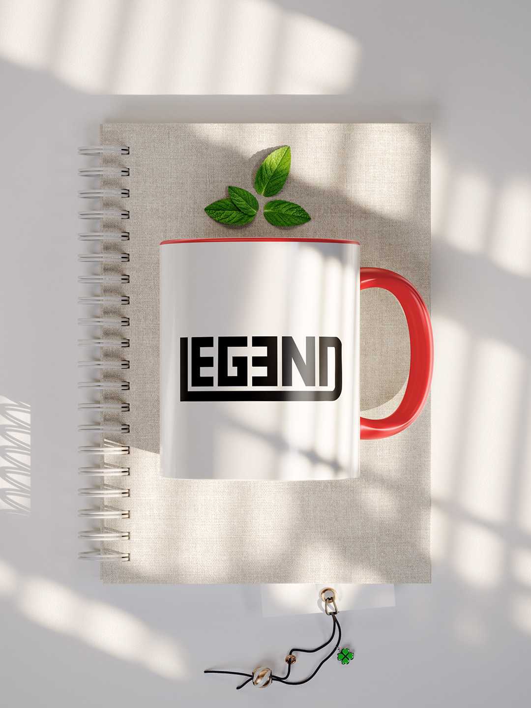 LEGEND Graphic Printed Ceramic Mug