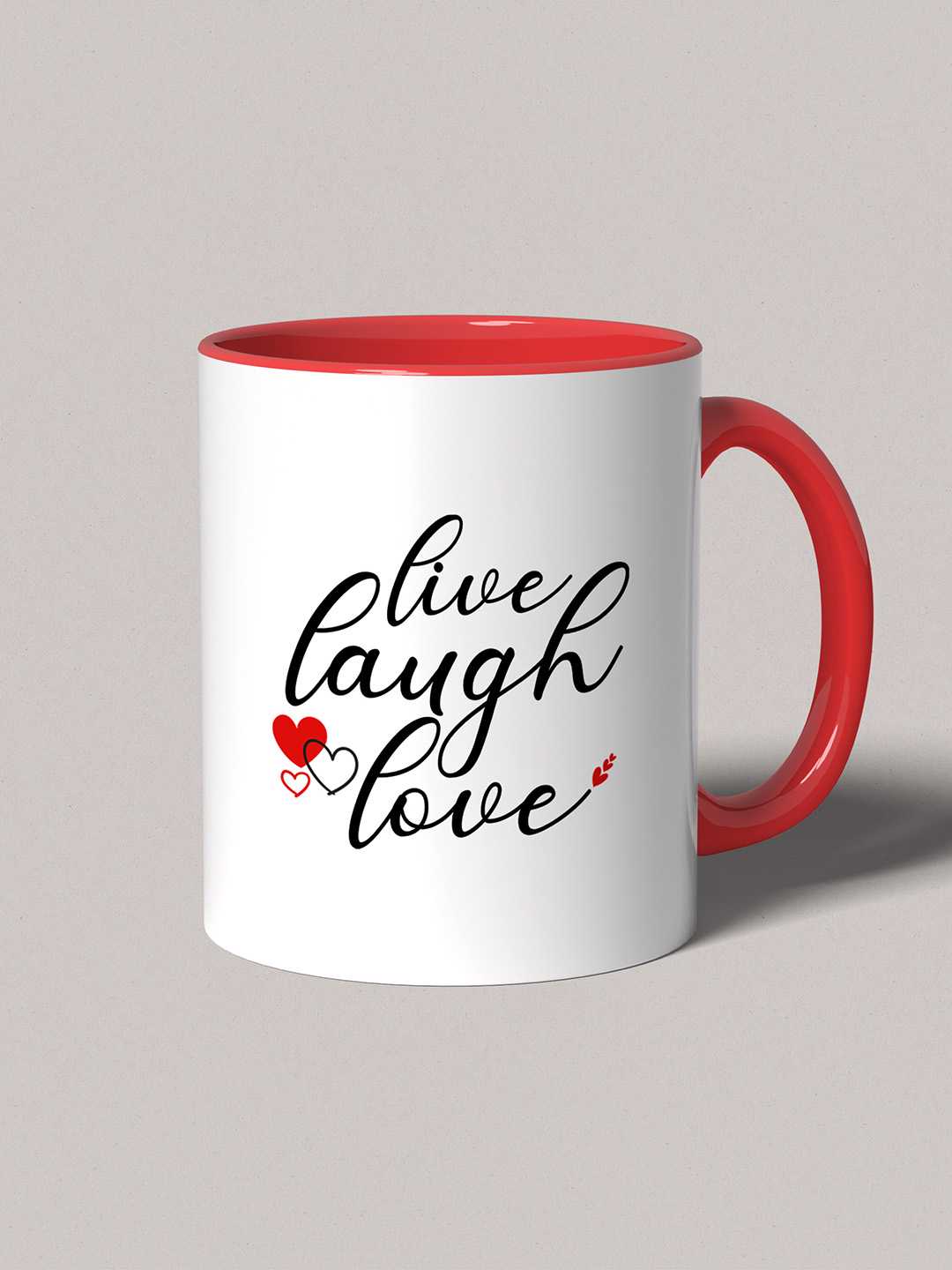 LIVE LAUGH LOVE Graphic Printed Ceramic Mug