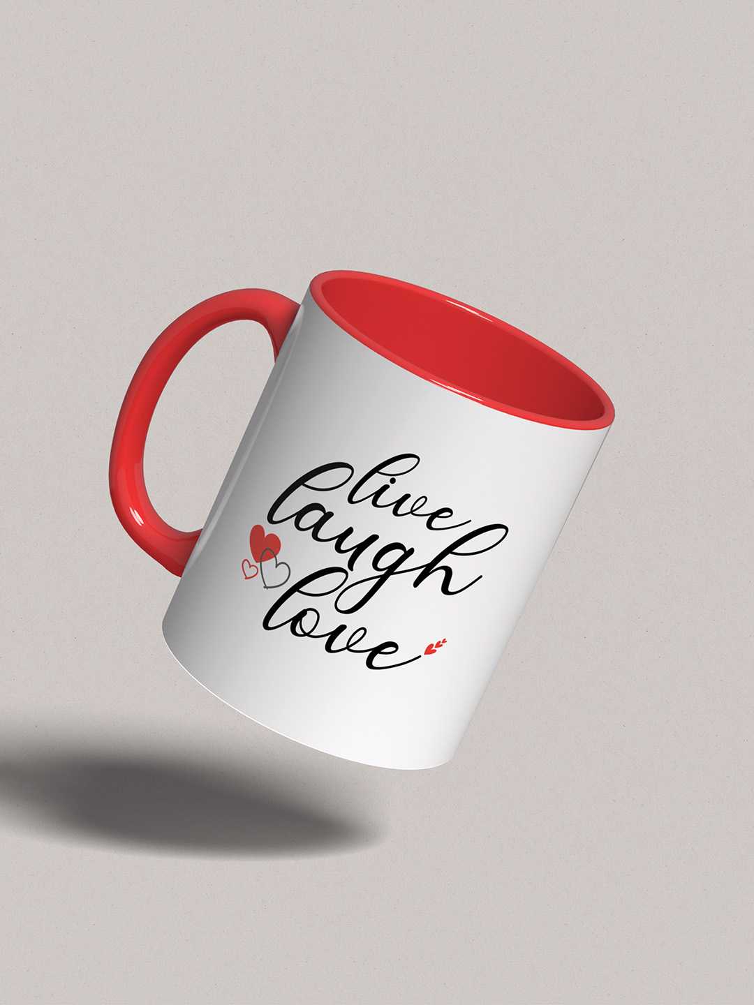 LIVE LAUGH LOVE Graphic Printed Ceramic Mug