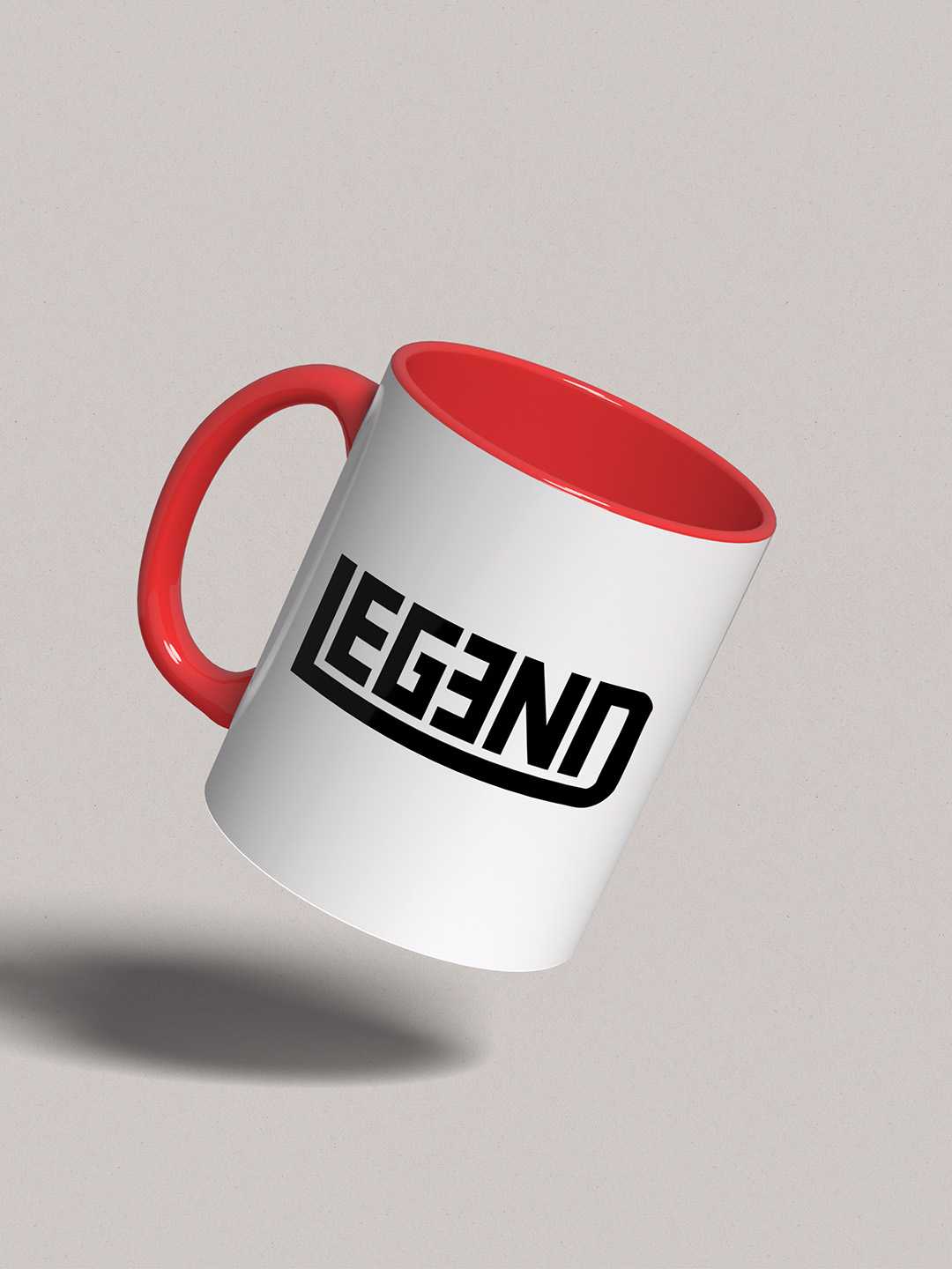 LEGEND Graphic Printed Ceramic Mug