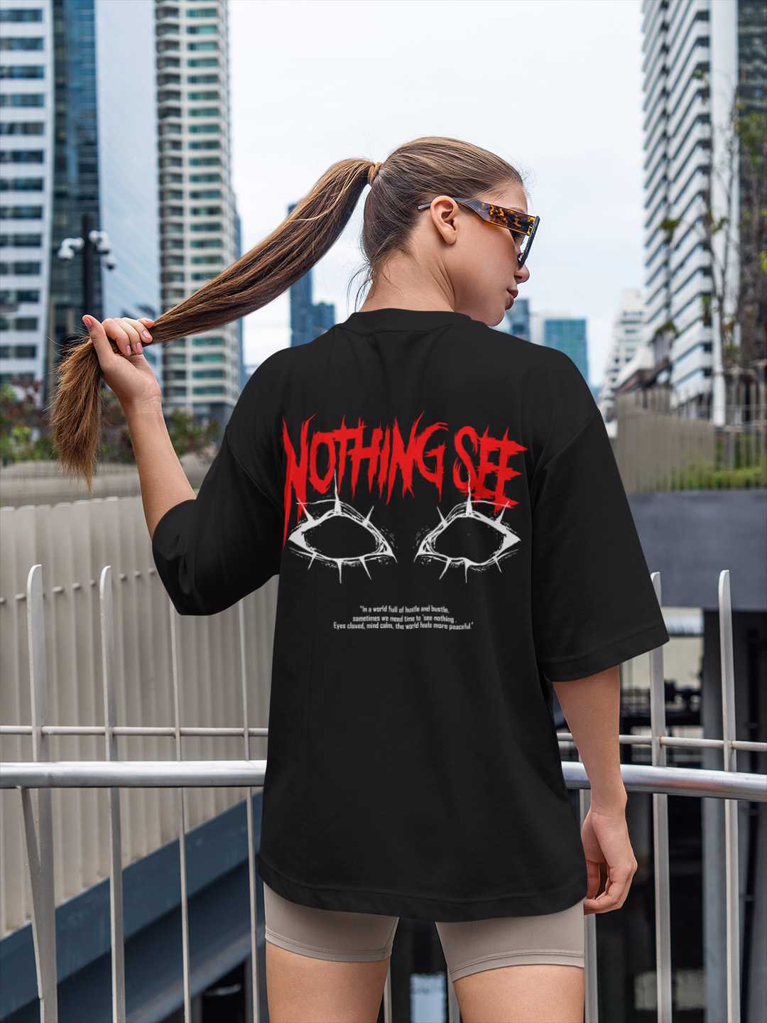 Nothing See Oversized Tee