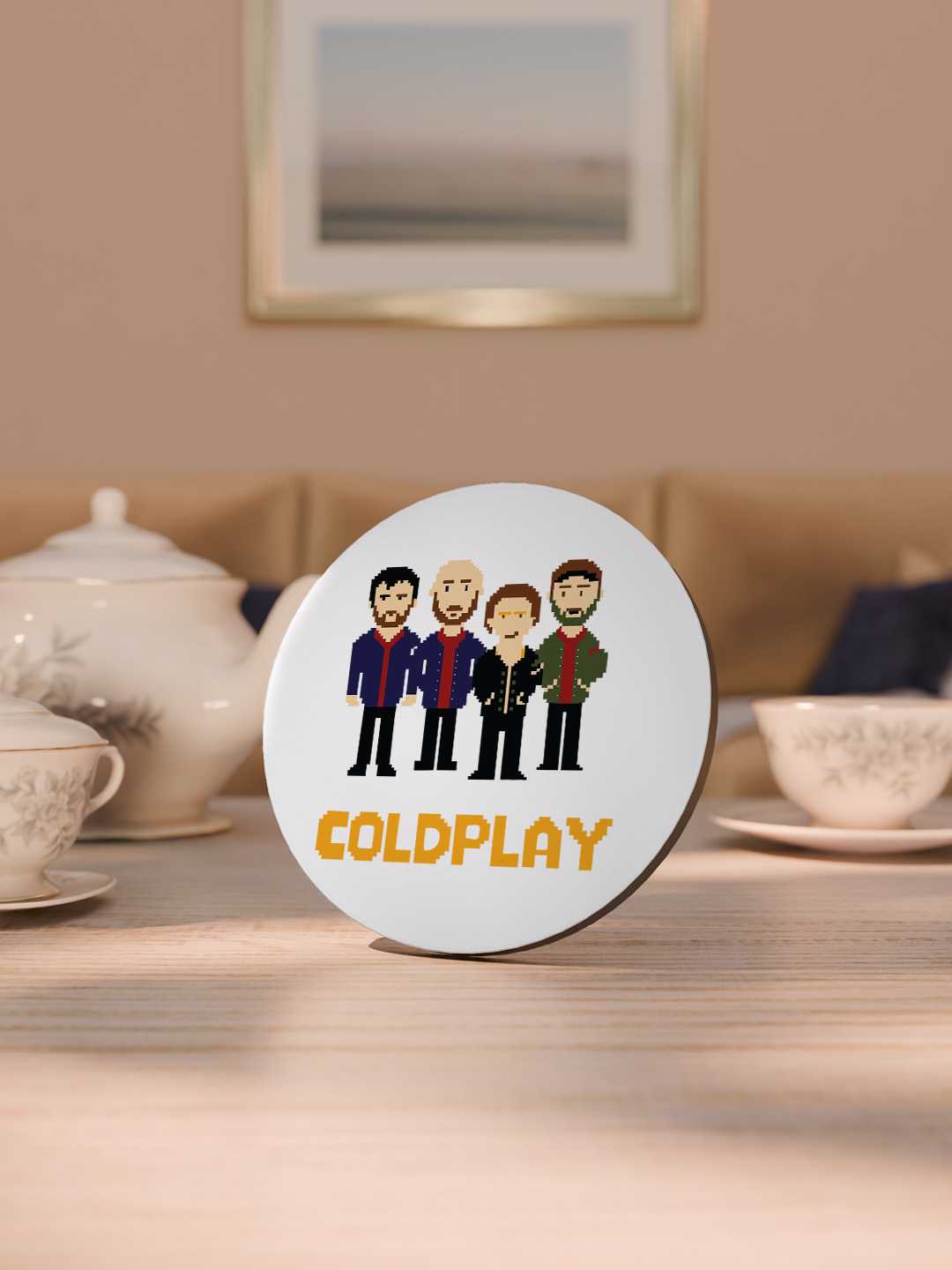 Coldplay Graphic Coasters - Pack of 6