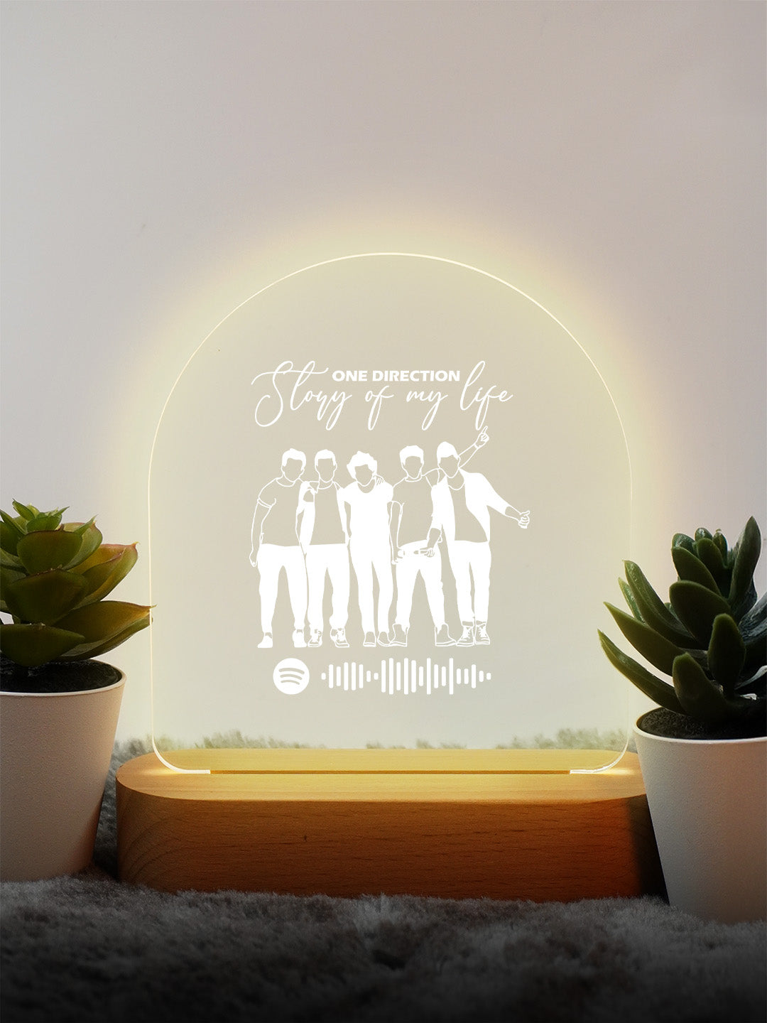 One Direction LED Acrylic Frame
