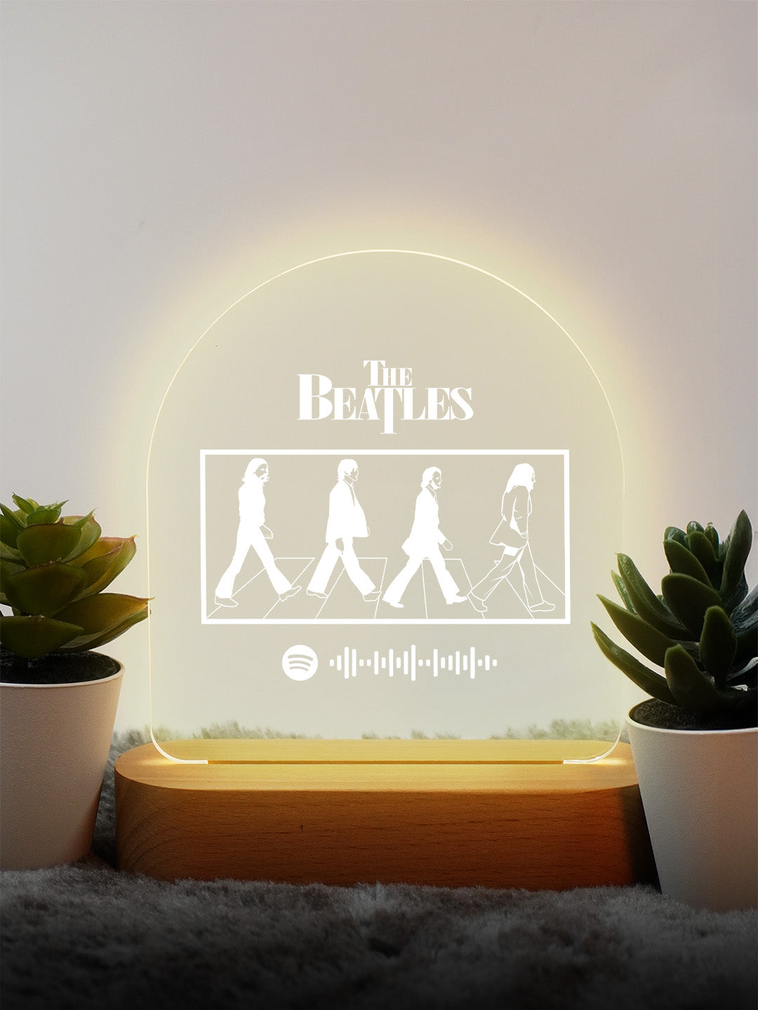 The Beatles LED Acrylic Frame