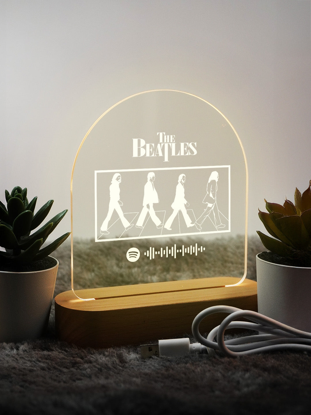 The Beatles LED Acrylic Frame