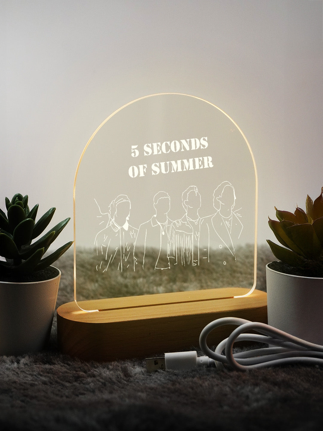 5SOS Fan Edition LED Acrylic Frame